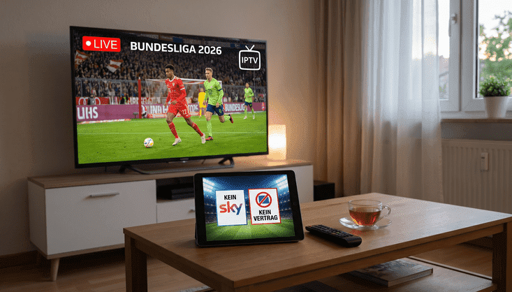 Bundesliga per IPTV schauen in 2026: So geht's ohne Sky und ohne Vertrag