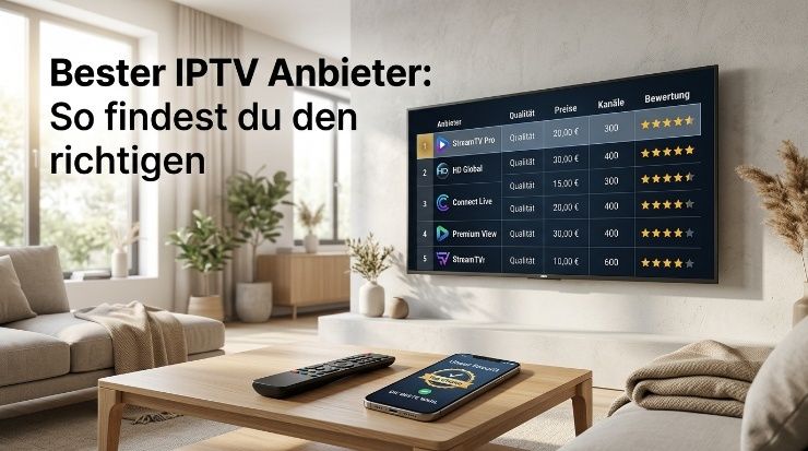 Bester IPTV Anbieter: So findest du den richtigen