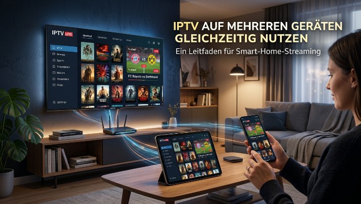 IPTV auf mehreren Geräten gleichzeitig nutzen