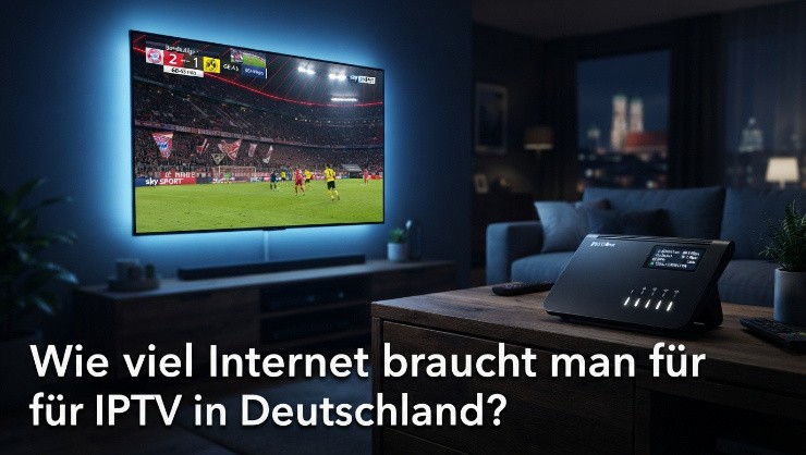 Wie viel Internet braucht man für IPTV in Deutschland?