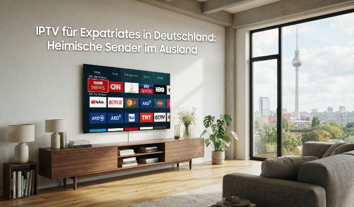 IPTV für Expatriates in Deutschland: Heimische Sender im Ausland